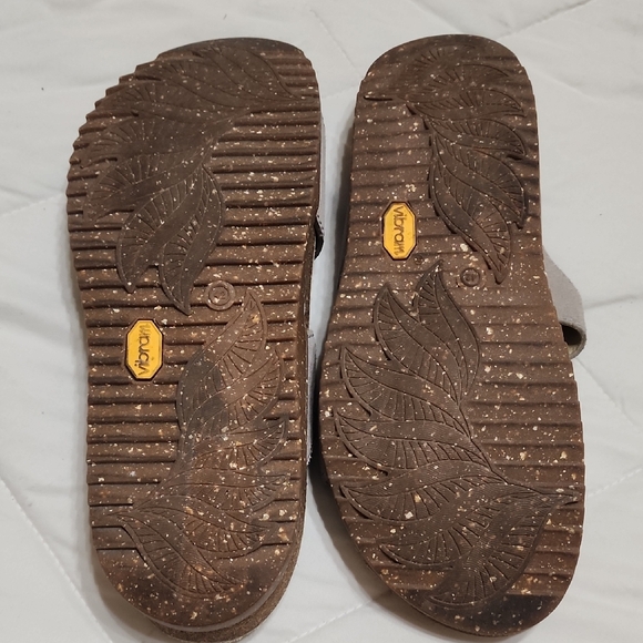 Dansko Taupe and Gray Slip-On Shoes - Picture 5 of 9